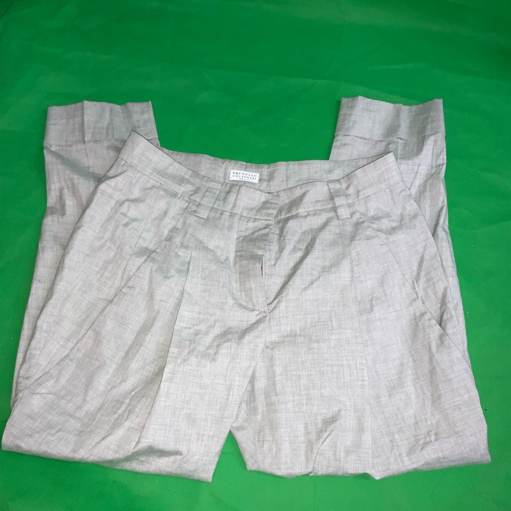 Brunello Cucinelli Linen Pants Sz 4